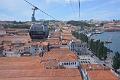 ... der Seilbahn Teleférico de Gaia zu erreichen. Mit dieser schwebt man über die Lagerhallen der Portwein Hersteller und hat schönen Blick über Porto auf  der anderen Seite des Douro.